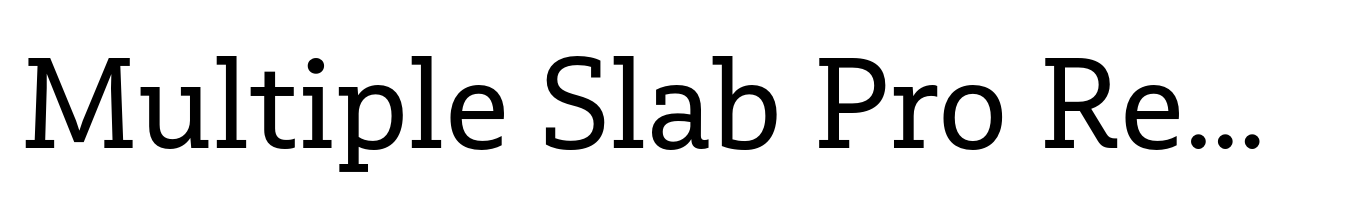 Multiple Slab Pro Regular